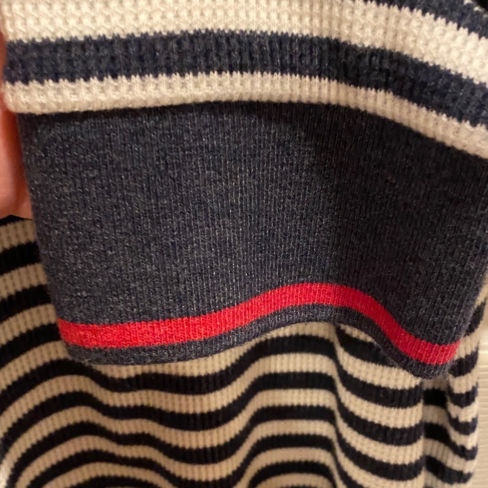 Nautica Navy and White Striped Hoodie with Red Accents
712 - Picture 6 of 8